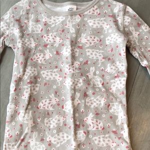 Mini boden bunny pajama set